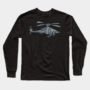 Apache Helicopter Long Sleeve T-Shirt